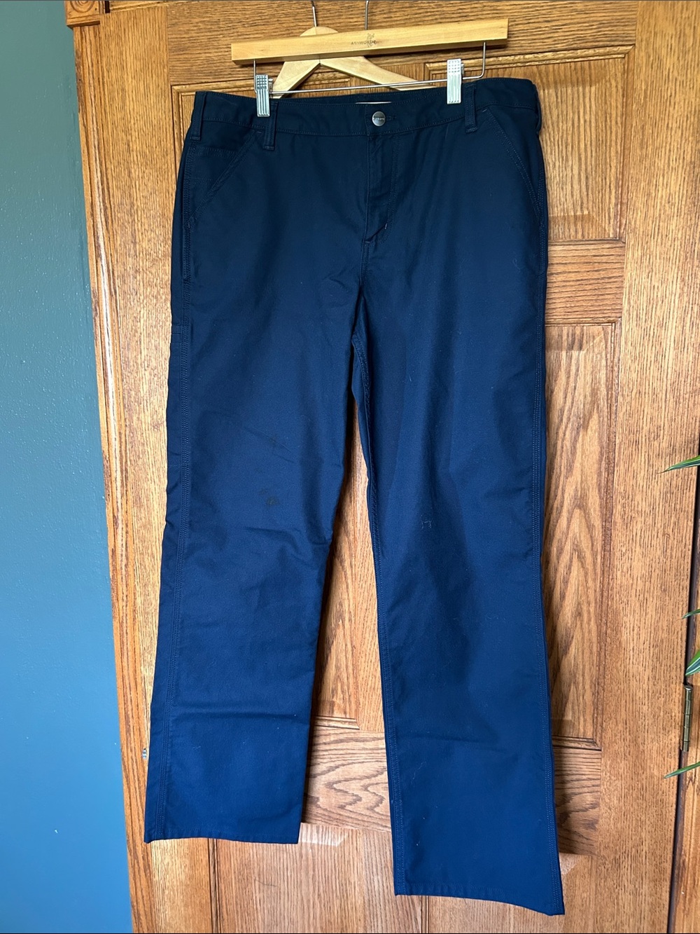 Carhartt Navy Straight Chino Pants